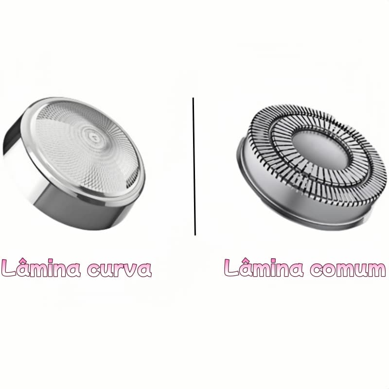 Mini Barbeador EléTrico PortáTil À Prova D'áGua TIPO-C Aparador De Barba De Bolso Promoção