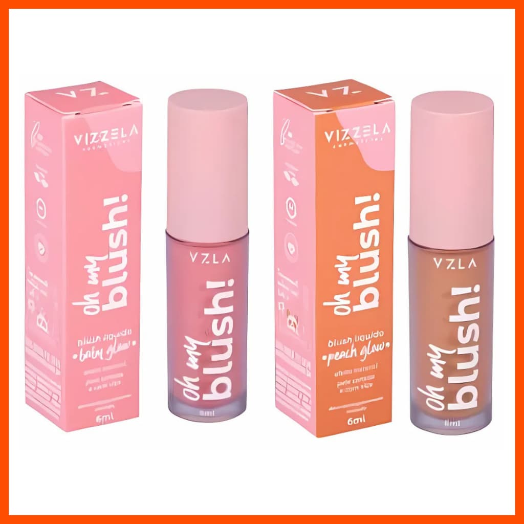 Blush Líquido Oh My Vizzela Stick Vegano Original Baby Glow 6ml