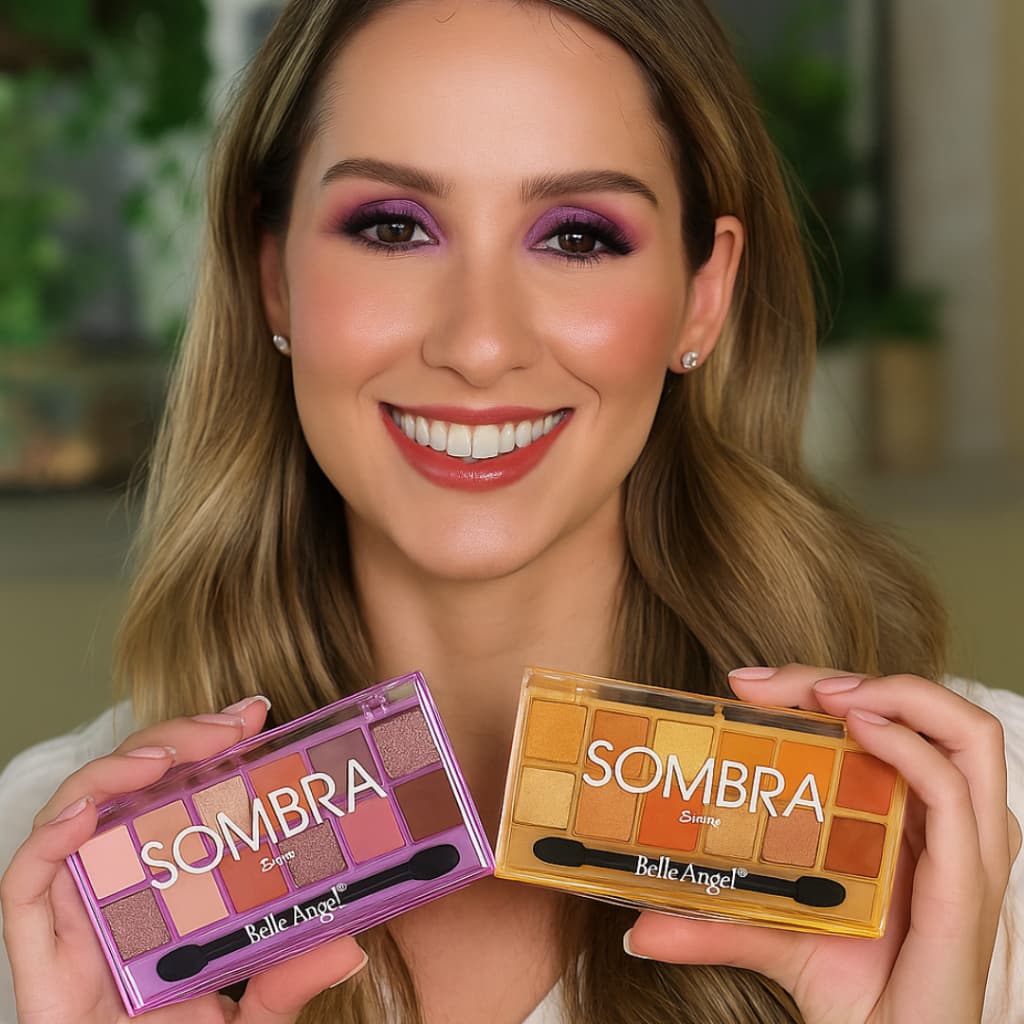 Paleta De Sombras Sweet 12 Cores Matte e Perolada Belle Angel