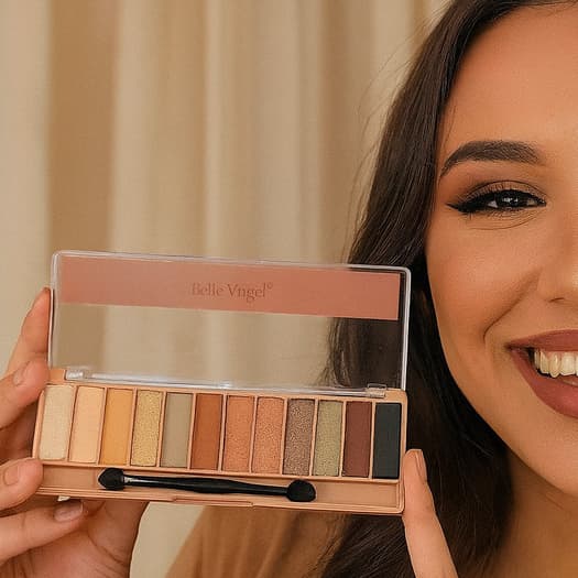 Paleta de Sombras 12 Tons Nudes Belle Angel