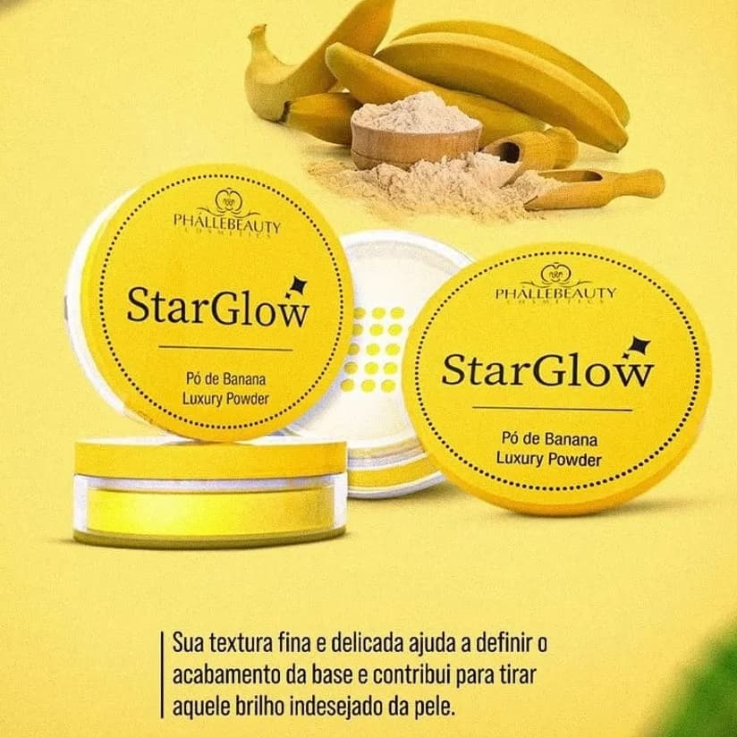 PÓ DE BANANA LUXURY POWDER STARGLOW DA PHÁLLEBEAUTY 10G