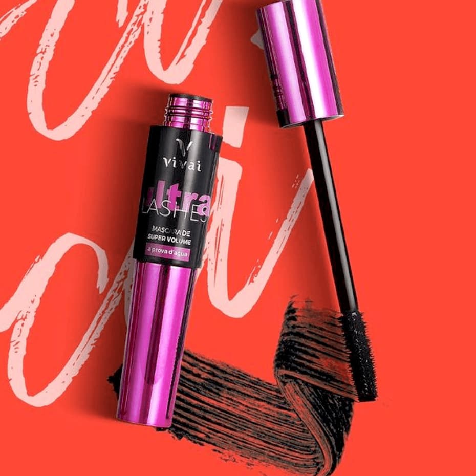 MÁSCARA DE CÍLIOS VIVAI  ULTRA LASHES A PROVA D'AGUA RÍMEL VOLUMÃO