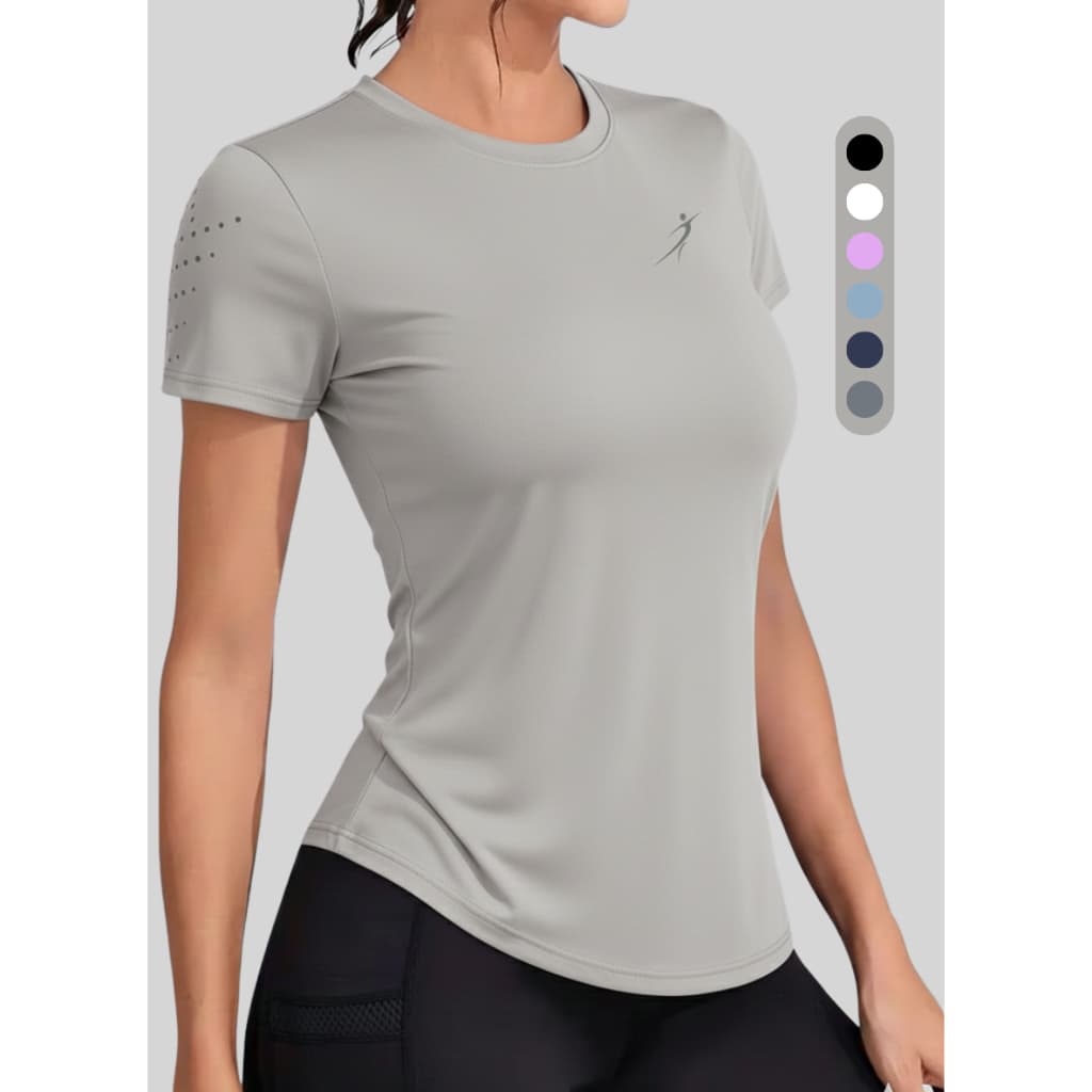 Camiseta Fitness Dry Fit Feminina Esportiva Academia Caminhada Corrida Treino Premium Envio Imediato