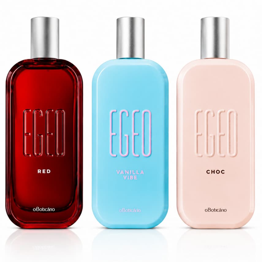 Kit 3 Egheu Feminino 100ml para mulheres elegantes
