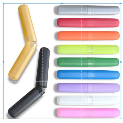 Kit 30 Porta Escova de Dente Portátil – Capa Plástica Higiênica para Escovas, Viagens e Academia