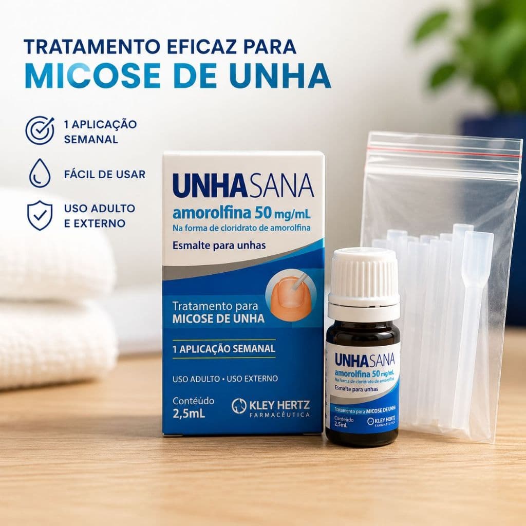 Unhasana Esmalte Tratamento Micose De Unha Mão E Pé