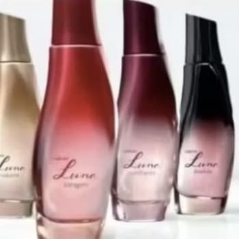 kit 04 Perfumes Feminino Natura Luna Confiante 75ml - Orquídea Negra e Frutas Vermelhas