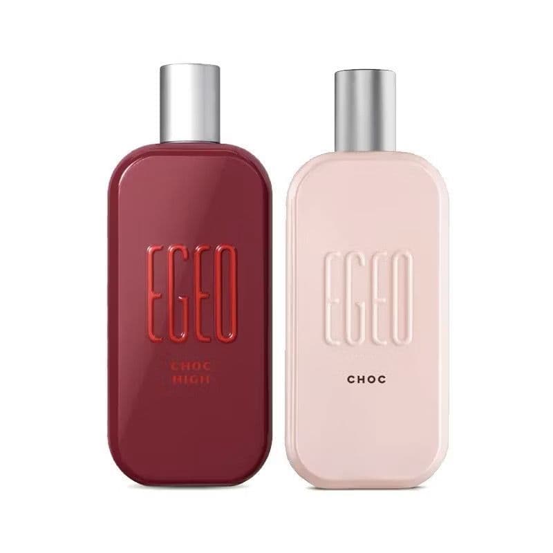 Body Splash Kit 2 Egeo Choc High 100ml Perfume Feminino Chocolate Cremoso Envolvente Longa Duração