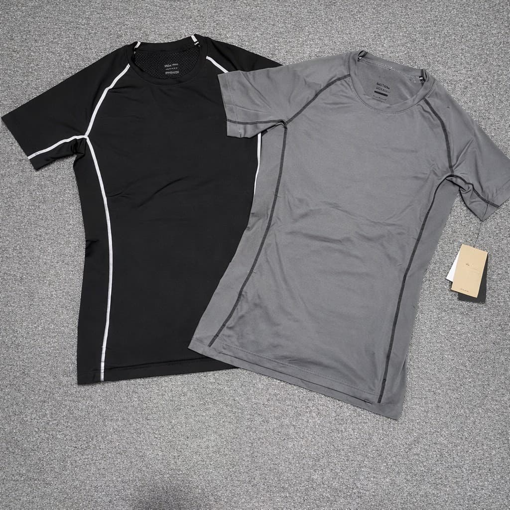 Blusa de Compressão Masculina Academia Corrida Treino Camisa de compressão Justa ao Corpo