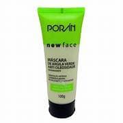 MÁSCARA DE ARGILA VERDE ANTI OLEOSIDADE NEW FACE 100G - PORAN