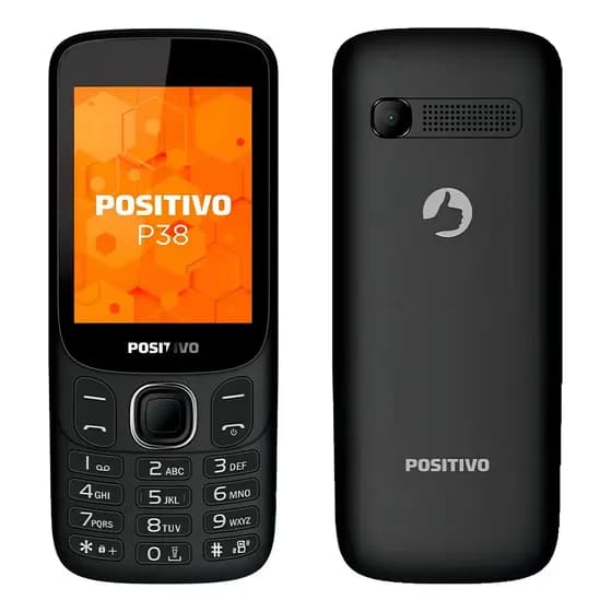 Positivo P38 Dual SIM 64 MB preto 128 MB RAM