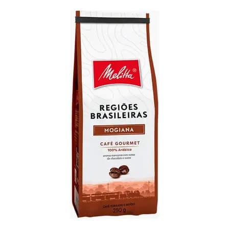 Café Torrado Moído Mogiana Melitta Regiões Brasileiras 250g