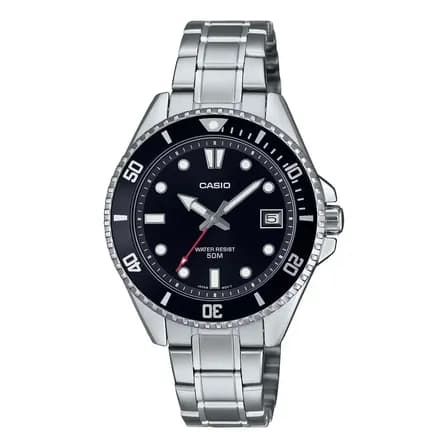 Relógio Esportivo Casio Mdv10d-1a1v Unissex Inspirado Em Mer