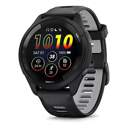 Relógio Smartwatch Garmin Forerunner Music 265 Amoled Preto/cinza