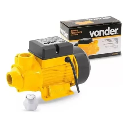 Bomba Agua Puxa 8m Joga 28m Altura 1/2cv Vonder