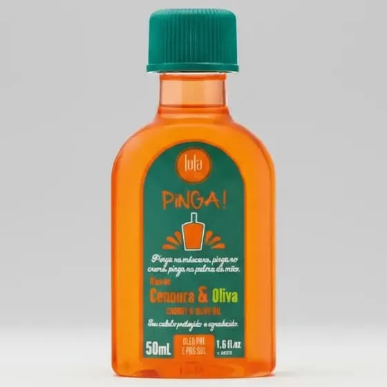 Óleo Pinga! Cenoura E Oliva Pré e Pós Sol 50ml Lola Cosmetics