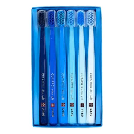 Escova Curaprox Blue Edition Cs 5460 Ultrasoft Azul C/ 6 Un