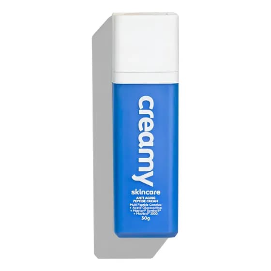 Creamy Skincare Anti-Aging Peptide Cream 30g | Estimula a Produção de Colágeno, Atenua Manchas Causadas Pela Idade, Textura Cremosa | Todos os Tipos de Pele, Noite e Dia