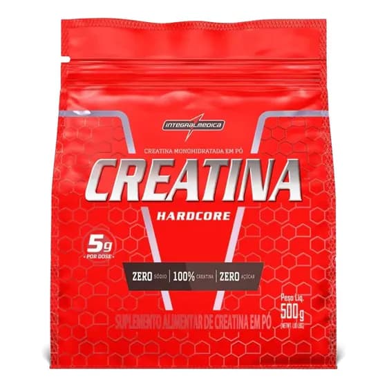 Creatina Integralmédica em pó Sem sabor x 500g
