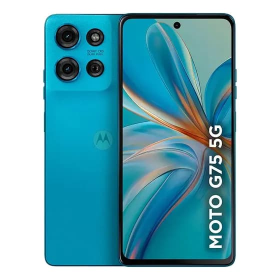 Smartphone Moto G75 5g 256gb Vegan Leather Cor Azul Motorola