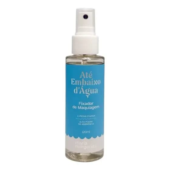 Fixador de Maquiagem Maria Margarida Até Embaixo D'água Spray 120ml A Prova D'Água Vegano