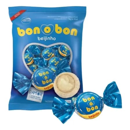 Bombom Bon o Bon Arcor coco pacote 15 g 50 u pacote x 50