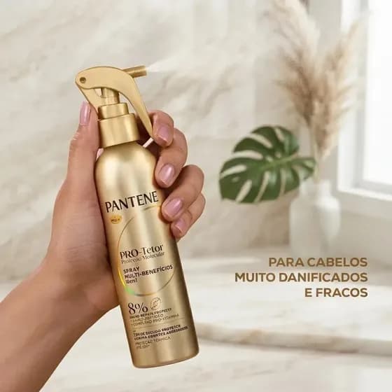 Spray Protetor Multi-Benefícios Pantene PRO-Tetor Proteção Molecular 170 ml