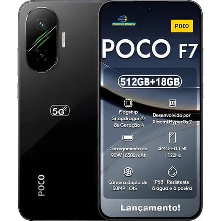 Xiaomi Poco F7 512gb 12gb ( Global ) Com Nfc Cor Preto