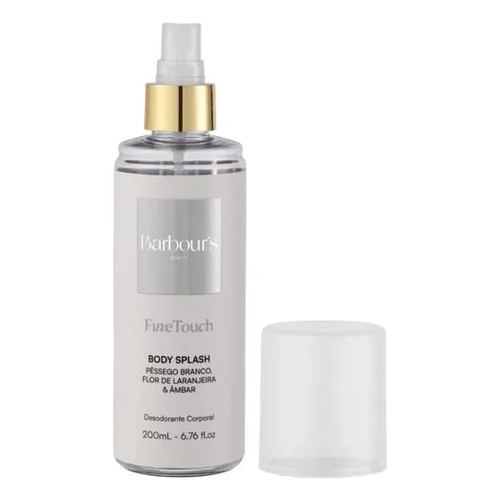 Body Splash Fine Touch Desodorante Colonia Barbours 200ml