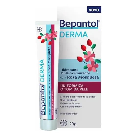 Hidratante Multi Com Rosa Mosqueta Bepantol Derma 20g Momento De Aplicação Dia/noite Tipo De Pele Todo Tipo De Pele