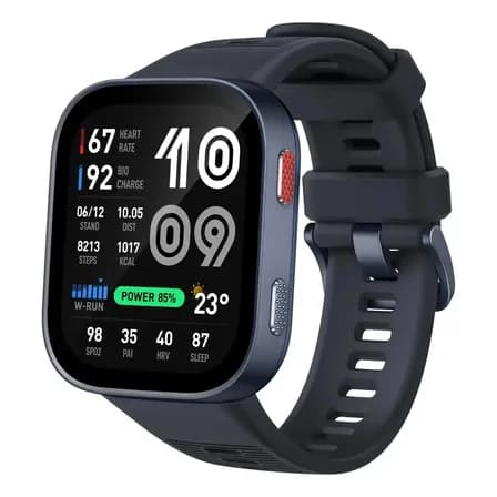 Smartwatch Amazfit Bip Max 2.07 Amoled Gps Mapa Offline 5atm Azul-escuro Mesh