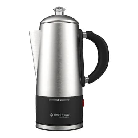 Cafeteira Elétrica Italiana Cadence Gran 1,5L 900W Inox CAF120