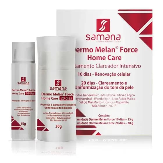 Kit Dermo Melan Force Samana 45ml Clareador Facial