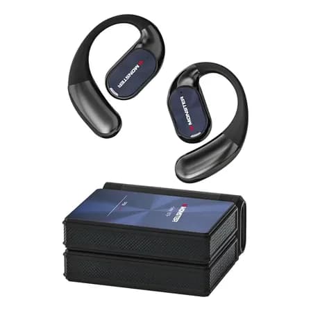 Fone De Ouvido Sem Fio Monster Ac530 Bluetooth 6.0 Esportes Preto