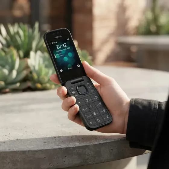 Telefone Celular Simples 2660 Flip Dual Sim Preto - Ideal Para Idosos