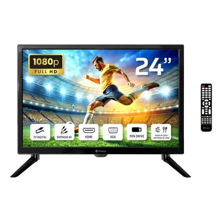 Tv-Monitor Fmaxx Ft24'' Led Full HD Cor Preto