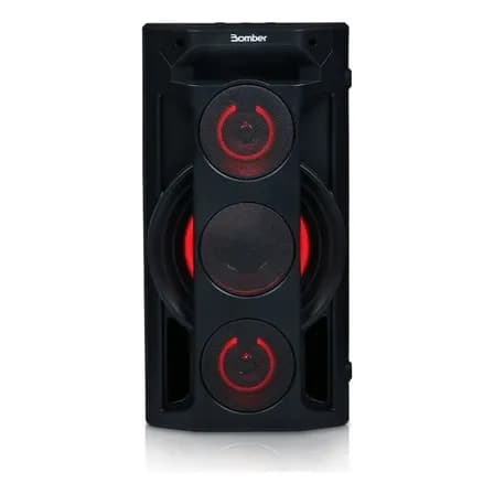 Caixa de Som Portatil Amplificada Bomber Play 770 c/ 800W de Potencia Bateria de Litio Alta Duração