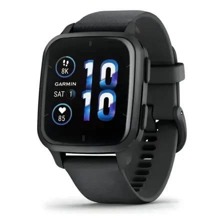 Monitor Cardíaco De Pulso Com Gps Garmin Venu Sq 2 Cor Da Pulseira Grafite Cor Da Caixa Preto