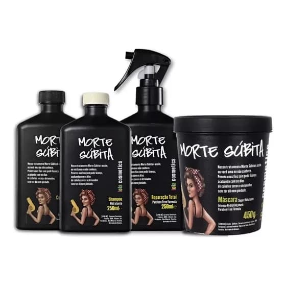 Kit 4 Produtos Lola Cosmetics Morte Súbita Hidratação