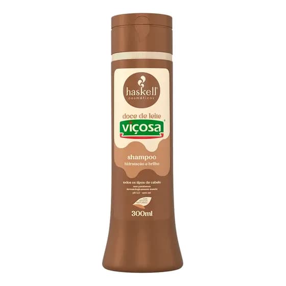 Shampoo Doce De Leite Hidratação e Brilho Haskell 300ml
