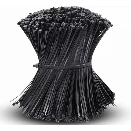 Abraçadeira Nylon Cinta 15-20cm, 2.5 Mm Largur 1500 Unidades Cor Preto, abracadeira plastica enforca gato preto