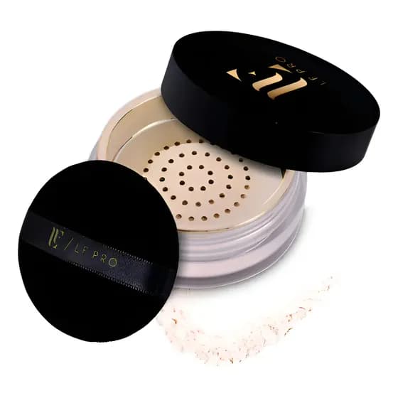Pó Solto Soft Eye Lfpro Claro 14g Não Marca Linhas Com Efeito Soft Focus
