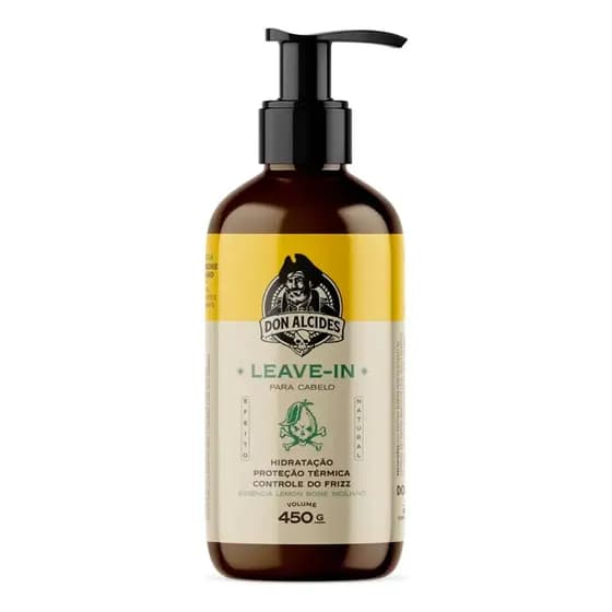 Leave-in Para Cabelo Masculino Lemon Bone 450g Don Alcides
