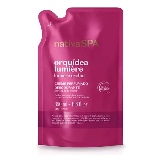 O Boticário Refil Creme Perfumado Nativa Spa Orquídea Lumièr