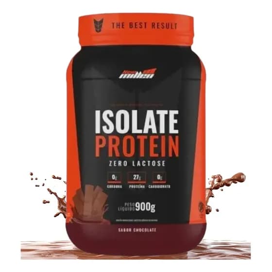 Suplemento Proteína Bovina Carne Isolada 900g New Millen Sabor Chocolate