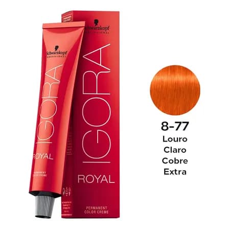 Igora Royal 8-77 Louro Claro Cobre Extra Intenso
