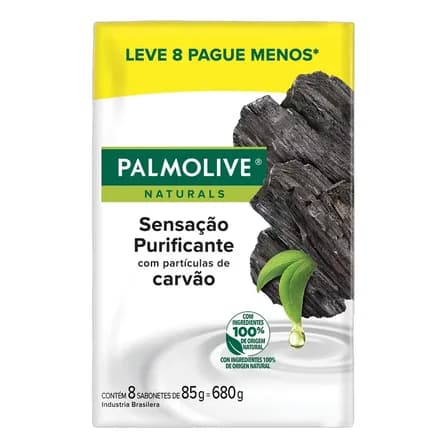 Palmolive sensação purificante kit sabão em barra com 8 unidades de 80g