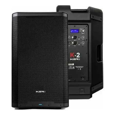 Caixa De Som Ativa 15 Profissional 2000 Watts Rms Ksr Pro K2 Preto