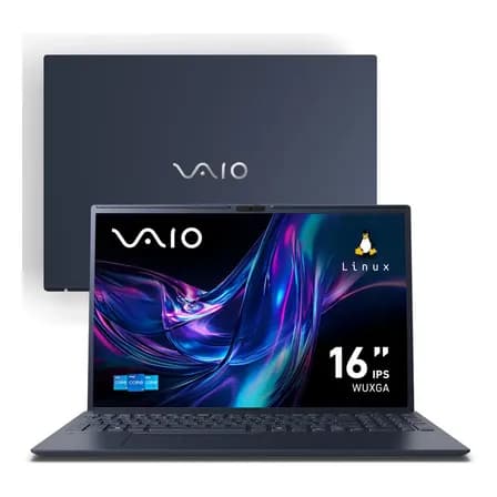 Notebook VAIO FE16 Intel Core i5 13ª Gen Linux 8GB RAM 512GB SSD Wi-fi 6 Tela 16" IPS WUXGA Antirreflexo, Memória RAM e SSD expansível - VJFE62F11X-B0241H - Cinza Grafite