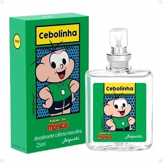 Perfumes Colônia Miniatura Cebolinha Turma Da Mônica Jequiti 25ml